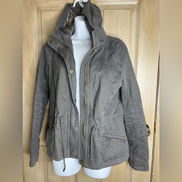 COPY - Full Tilt Grey Utility Jacket Medium - Picture 1 of 5